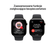 APPLE Apple Watch Series 11 GPS + Cellular 46mm Tytanowa koperta (łupkowy) + sportowa opaska (czarna)- rozmiar S/M - 1362440 - zdjęcie 6